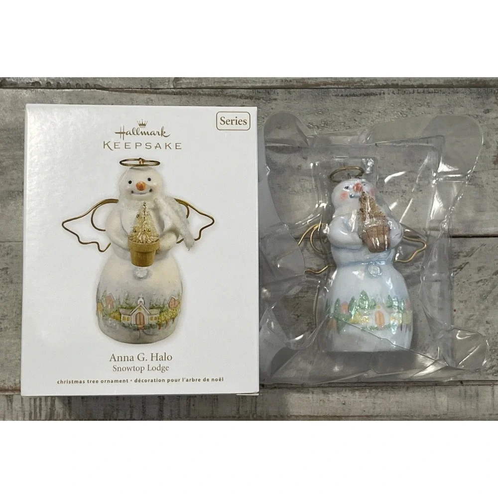 Hallmark Keepsake 2011‎ Anna G Halo Snowtop Lodge Ornament Series #7 NEW
